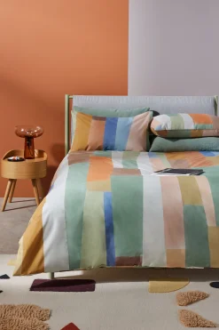 100% Cotton 180 Thread Count Alonzo Duvet Cover and Pillowcase Set*MADE.COM Outlet