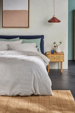 100% Cotton 180 Thread Count Bow Otto Duvet Cover and Pillowcase Set*MADE.COM Discount