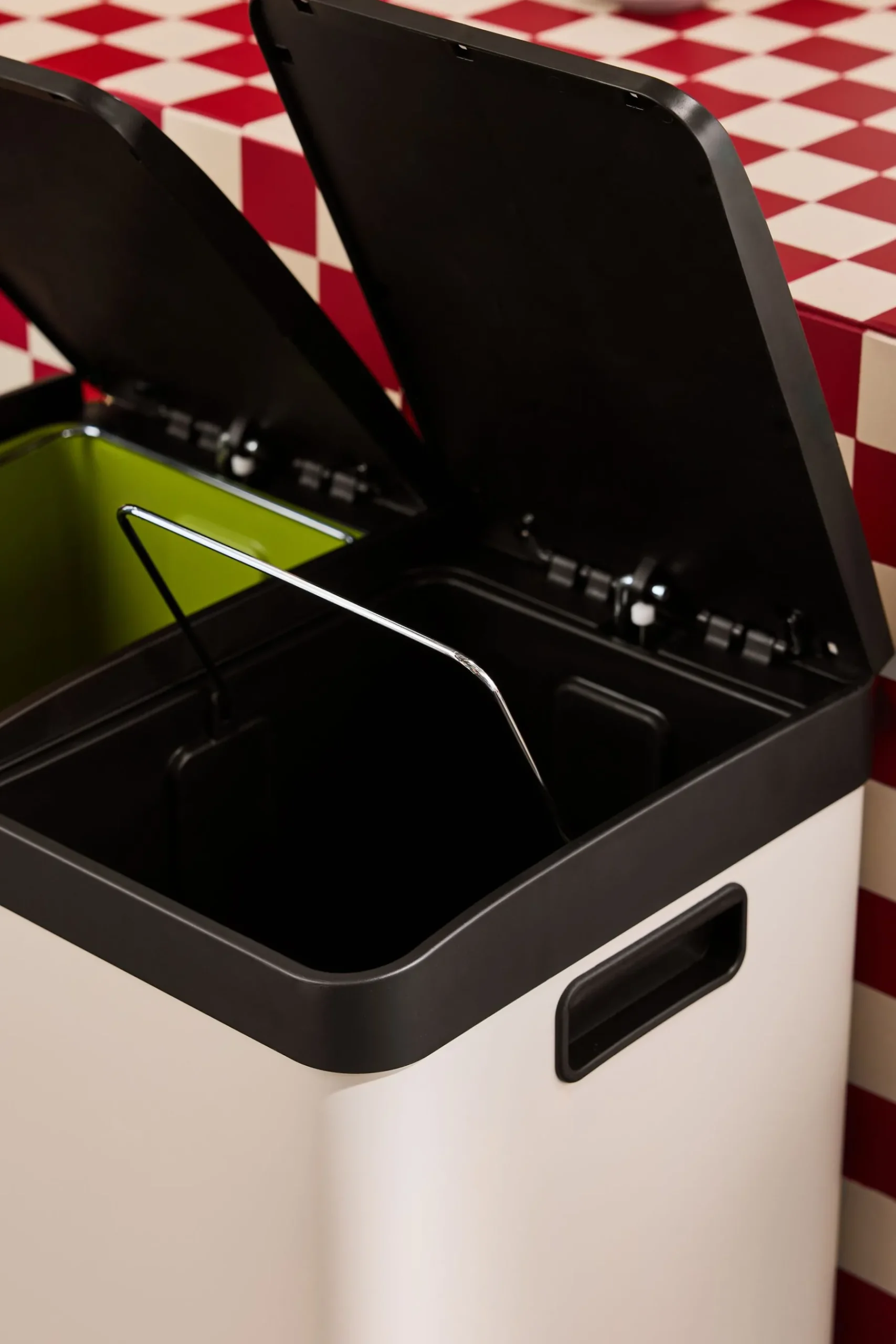 2 Section Recycling and Waste Colter Bin*MADE.COM Sale