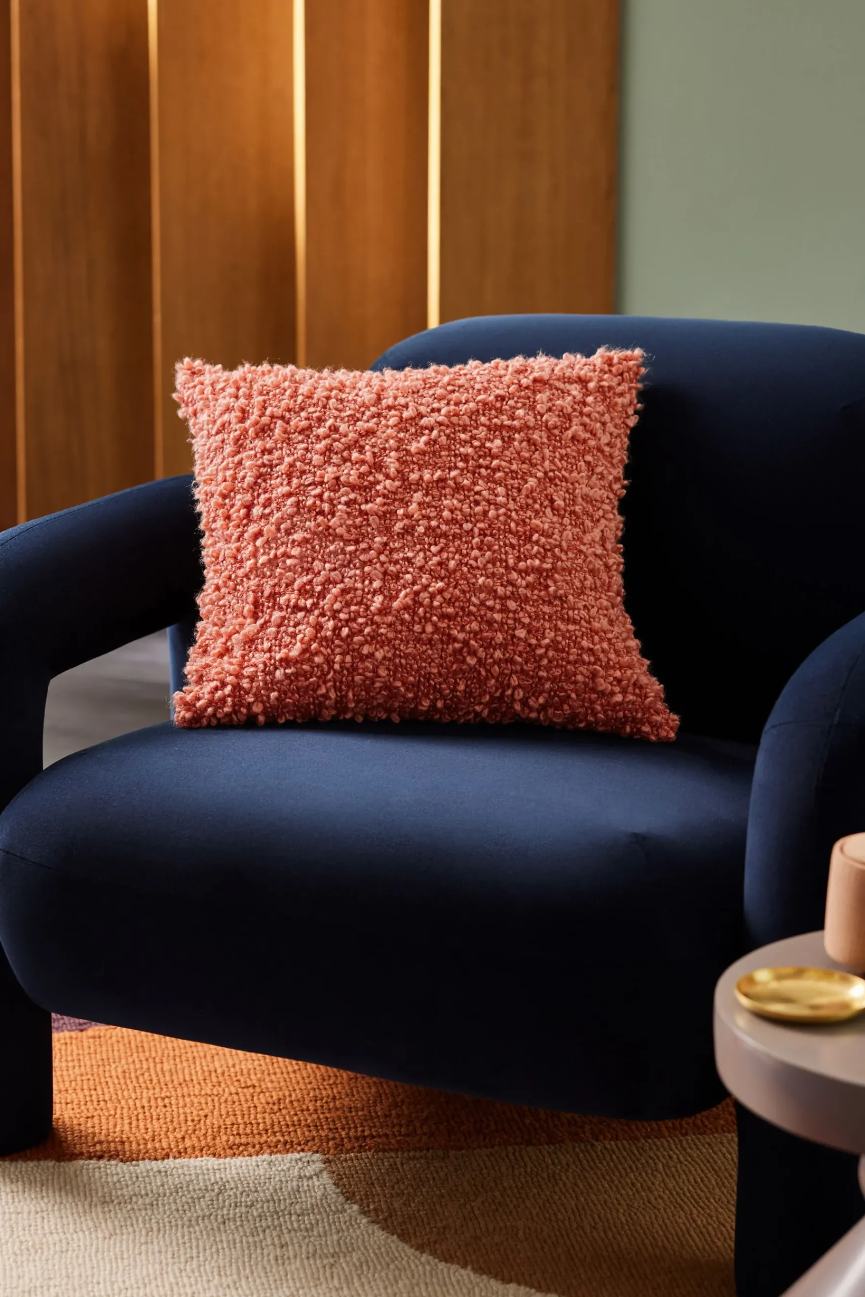 Agda Cosy Boucle Cushion*MADE.COM Clearance