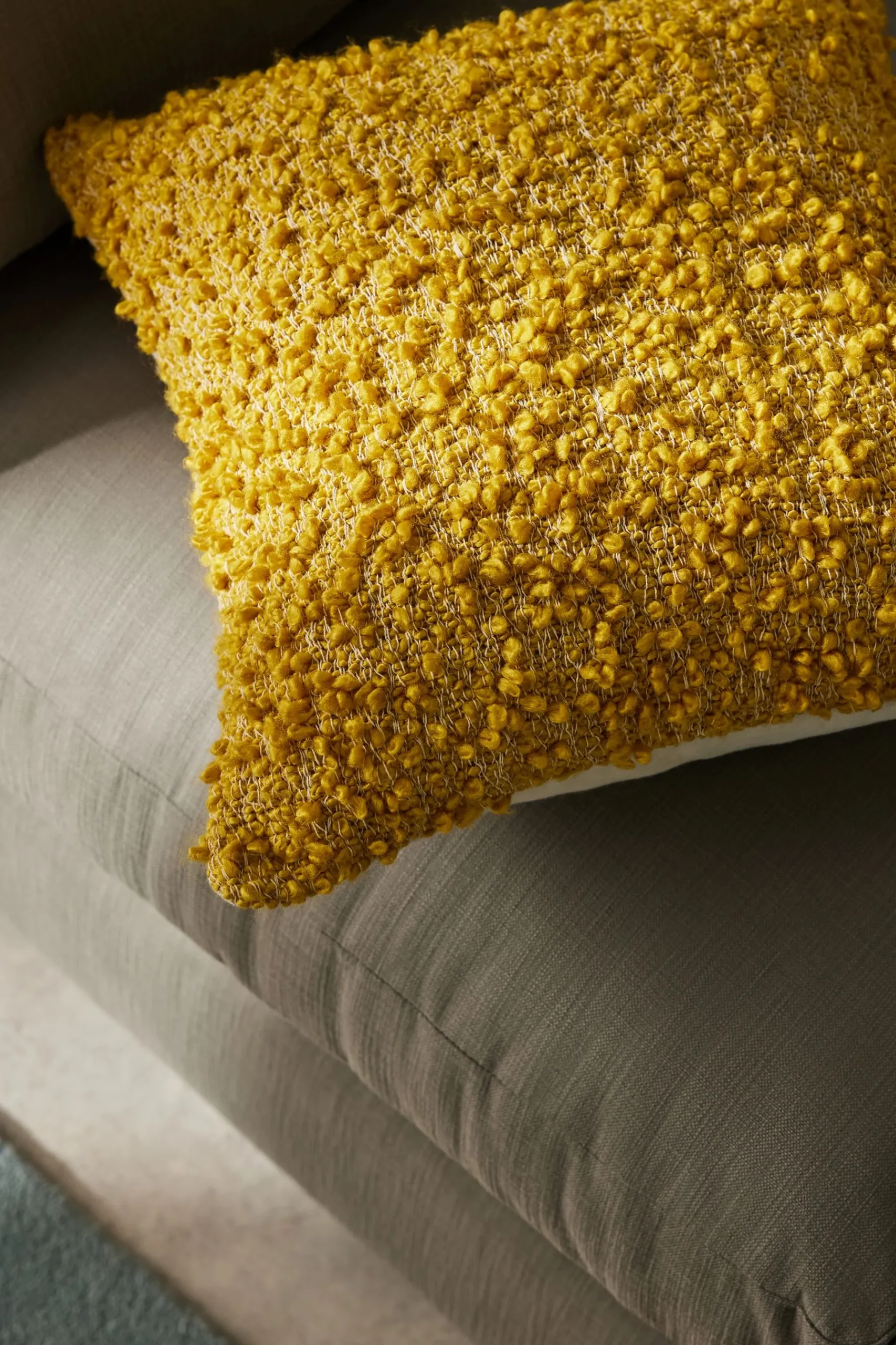 Agda Cosy Boucle Cushion*MADE.COM Clearance