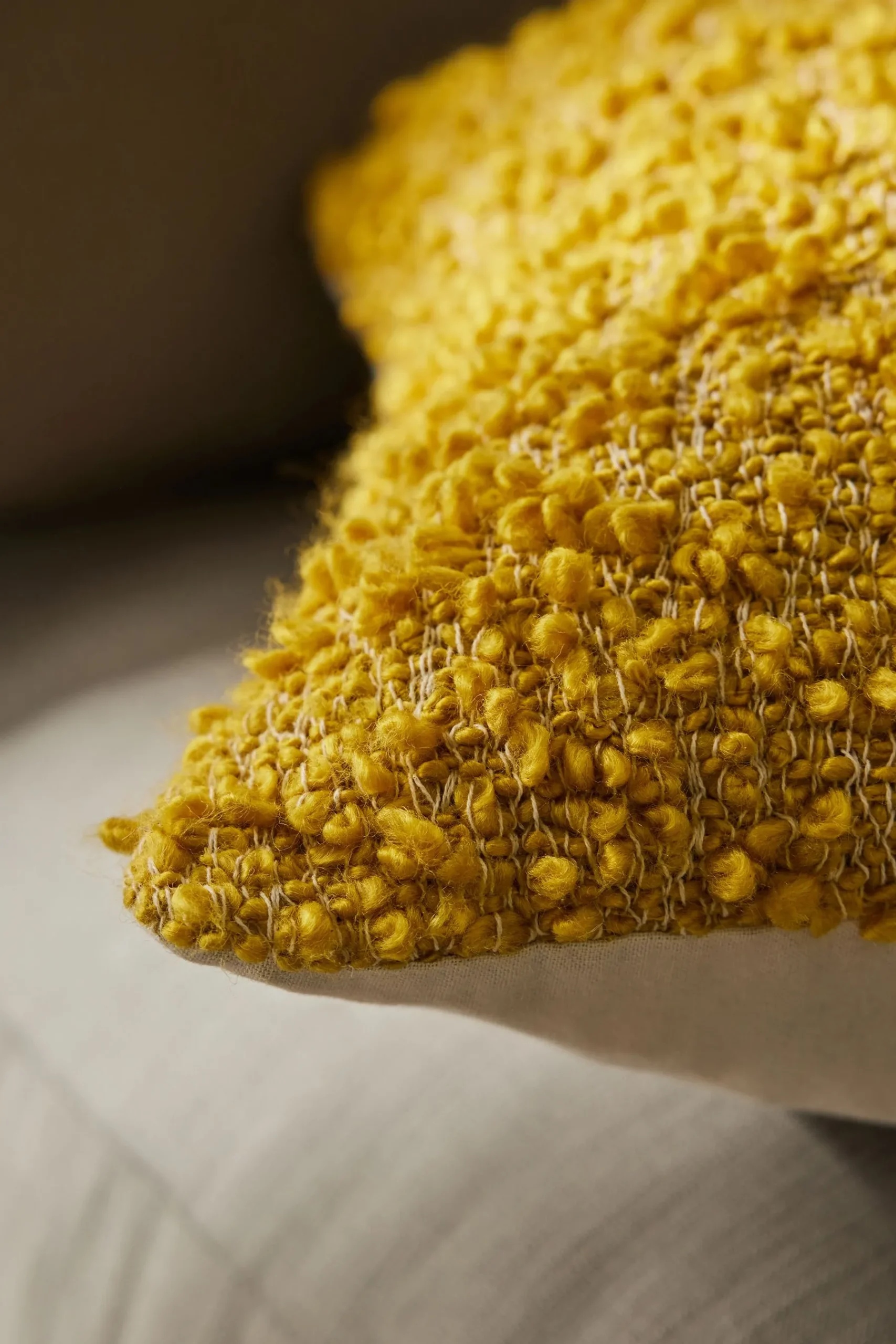 Agda Cosy Boucle Cushion*MADE.COM Clearance