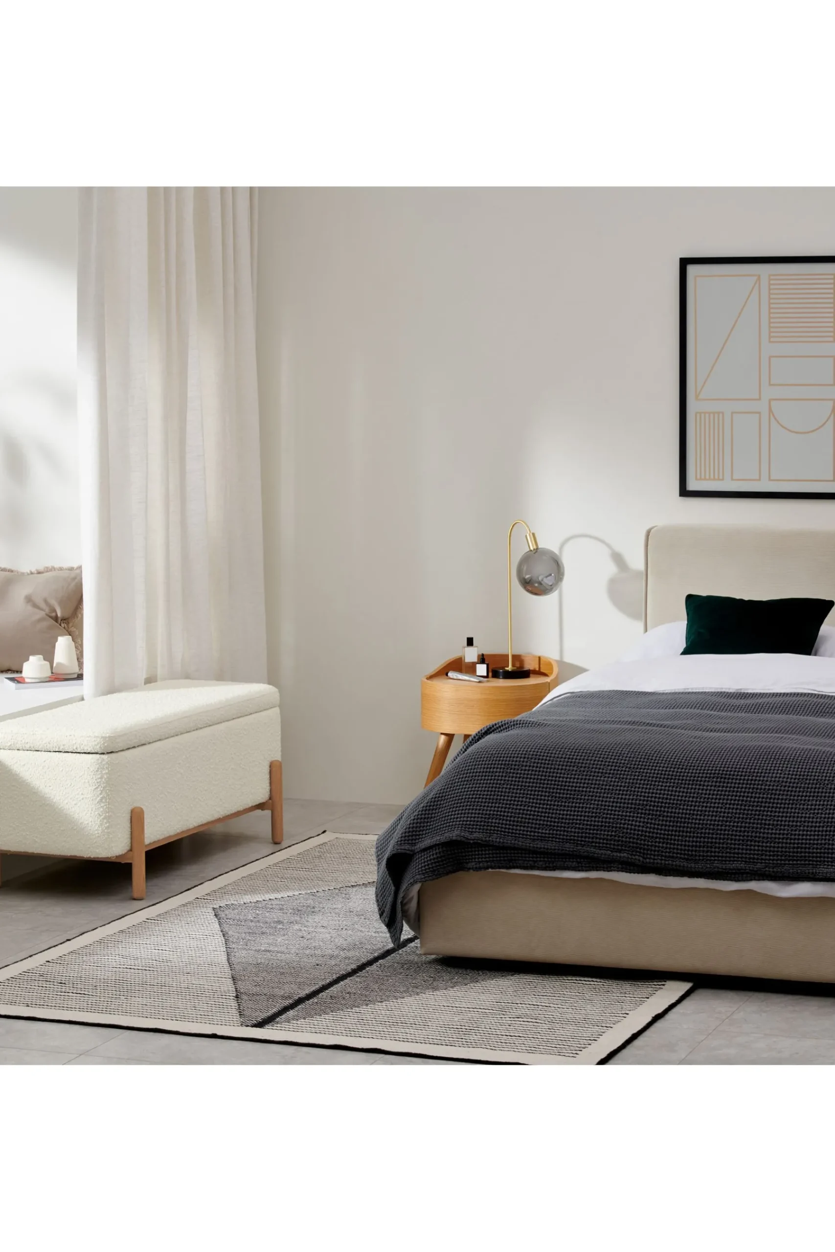 Asare Storage Ottoman Bench*MADE.COM Outlet