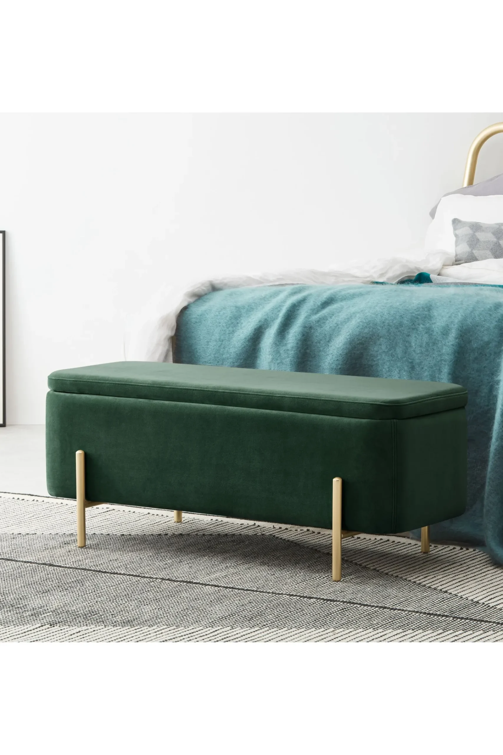 Asare Storage Ottoman Bench*MADE.COM Outlet