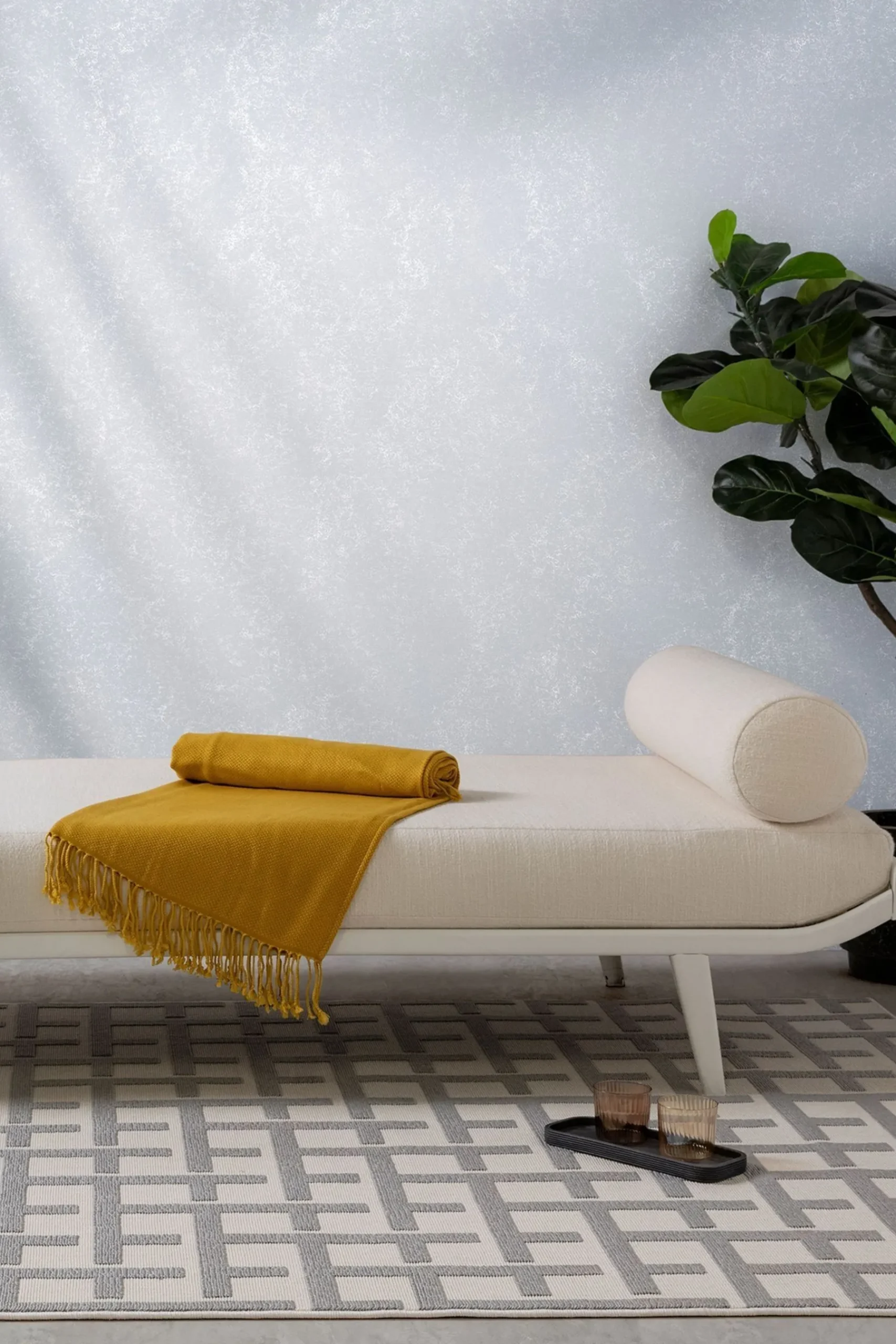 Indoor/Outdoor Antibes Grid Rug*Asiatic Rugs Online