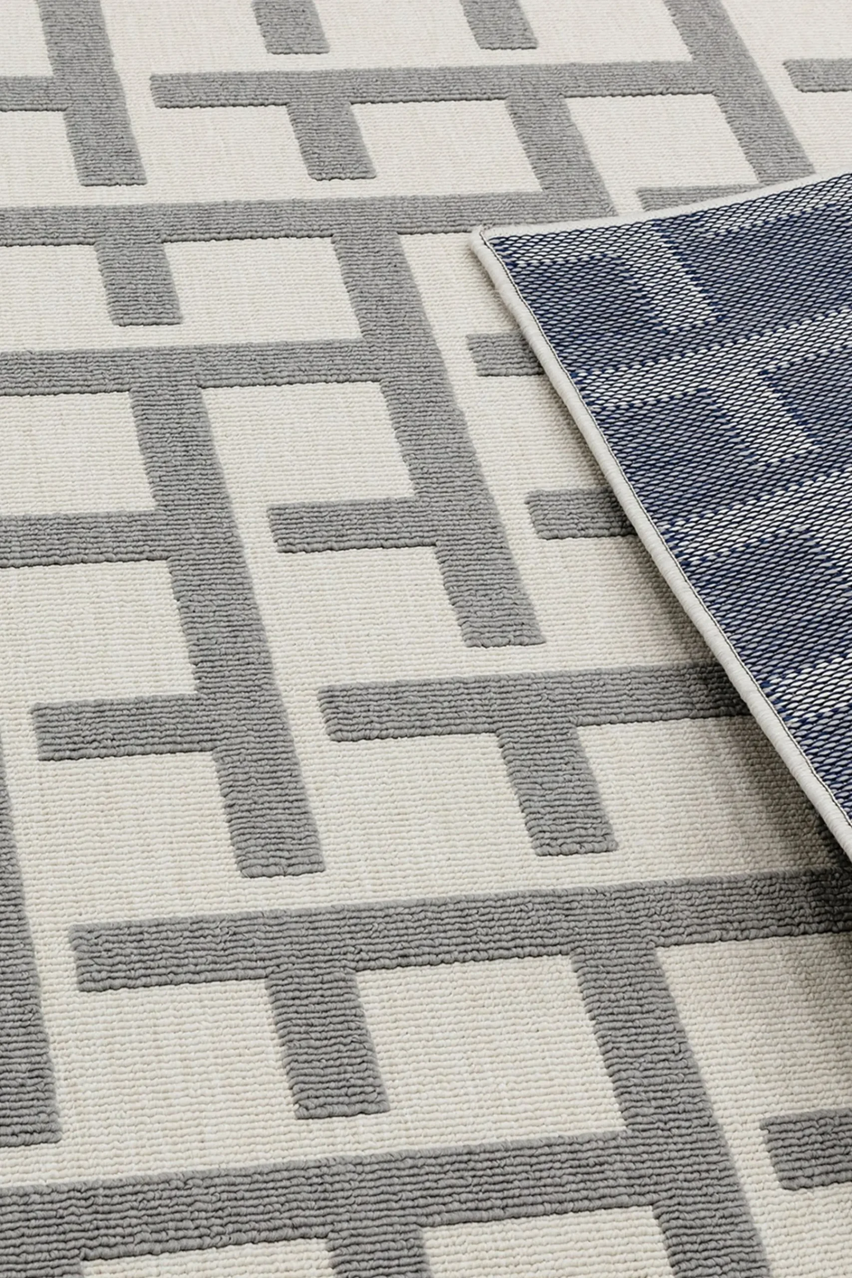 Indoor/Outdoor Antibes Grid Rug*Asiatic Rugs Online