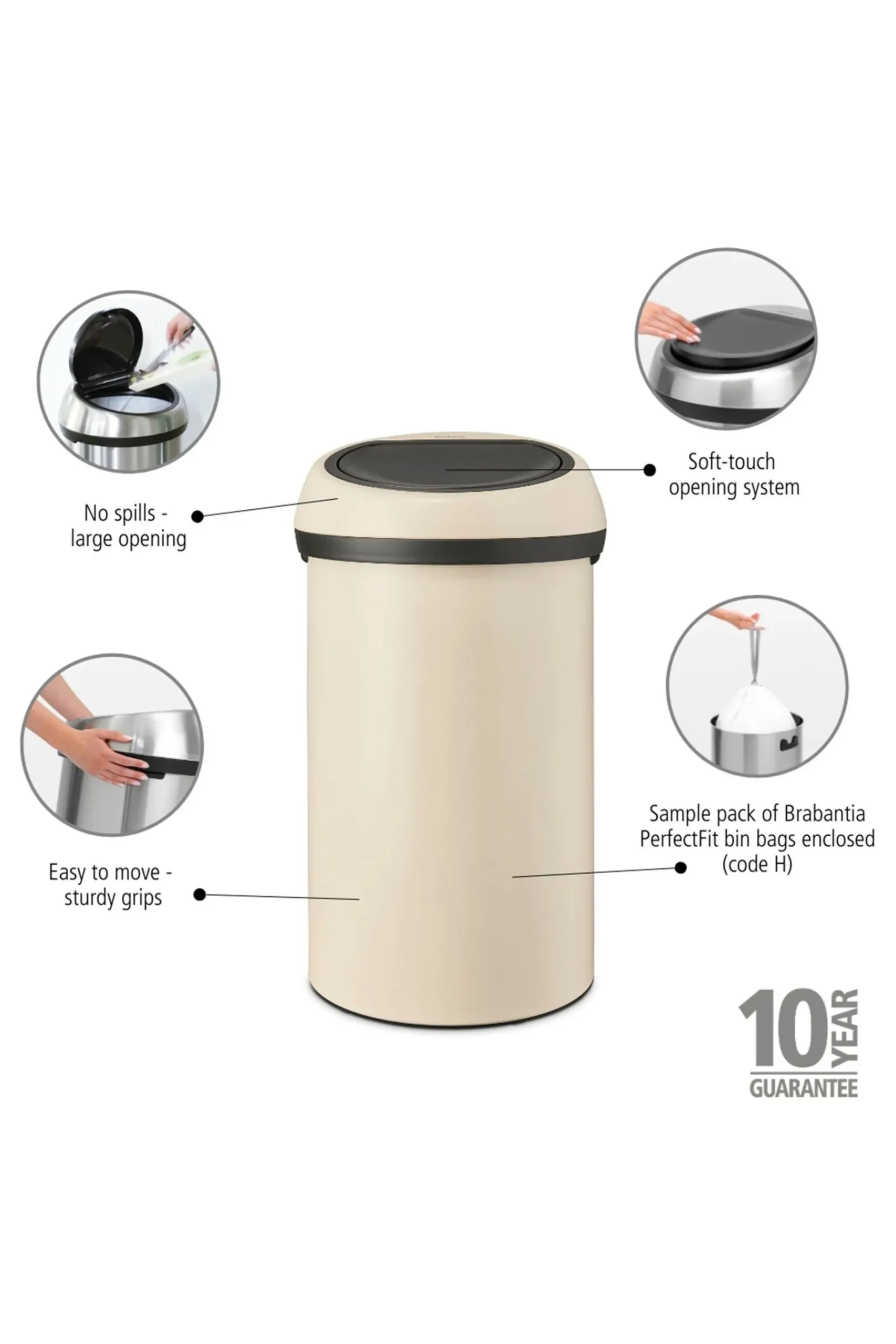 60L Touch Bin*Brabantia Cheap