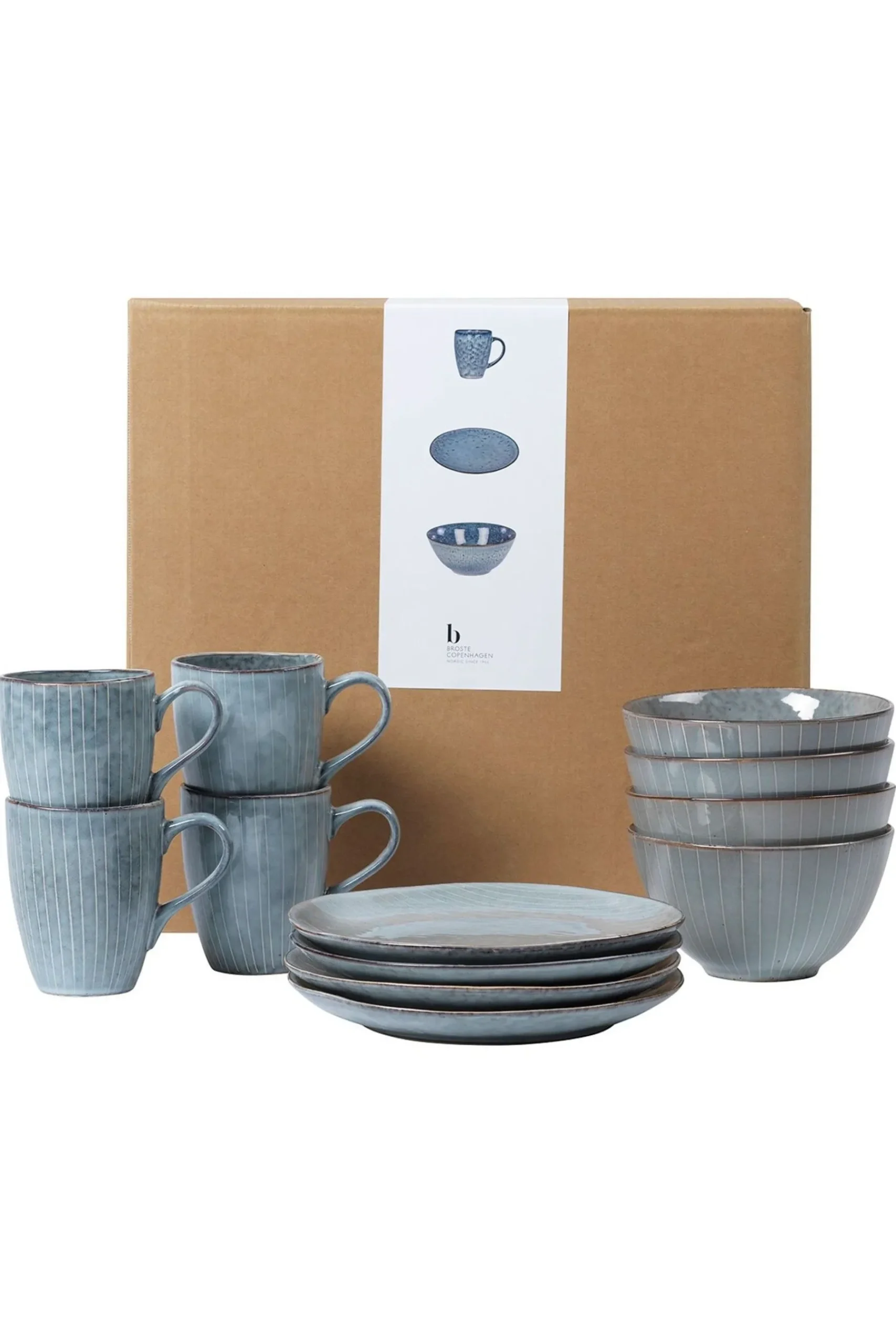12 Piece Nordic Breakfast Set*Broste Copenhagen New