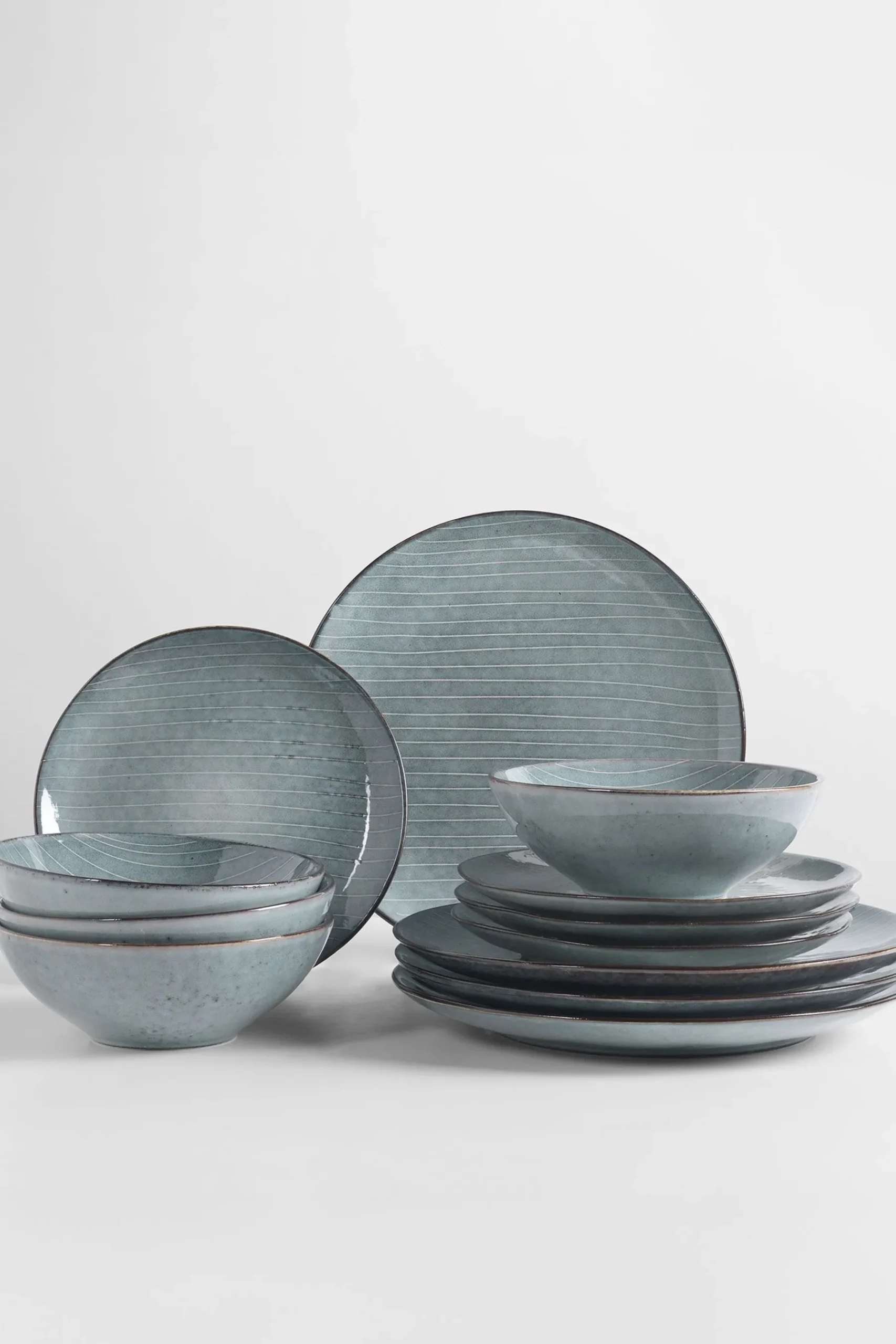 12 Piece Nordic Dinnerware Set*Broste Copenhagen Clearance