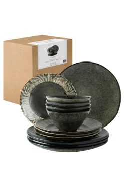 12 Piece Organic Dinner*Dutch Rose Flash Sale