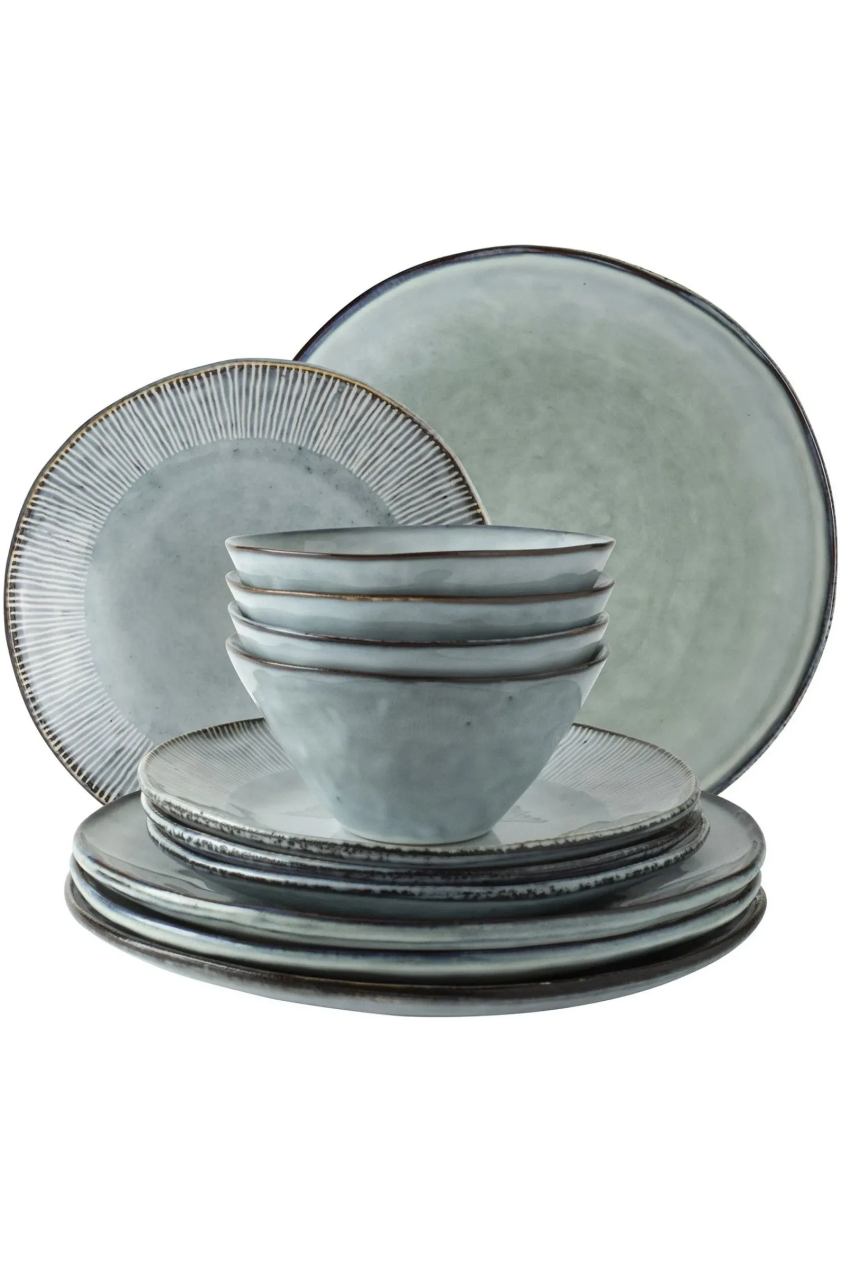 12 Piece Organic Dinner*Dutch Rose Flash Sale