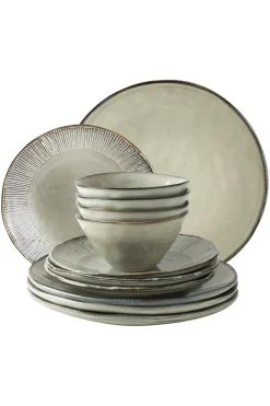 12 Piece Organic Dinner*Dutch Rose Flash Sale