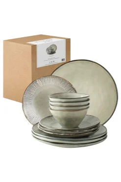 12 Piece Organic Dinner*Dutch Rose Flash Sale