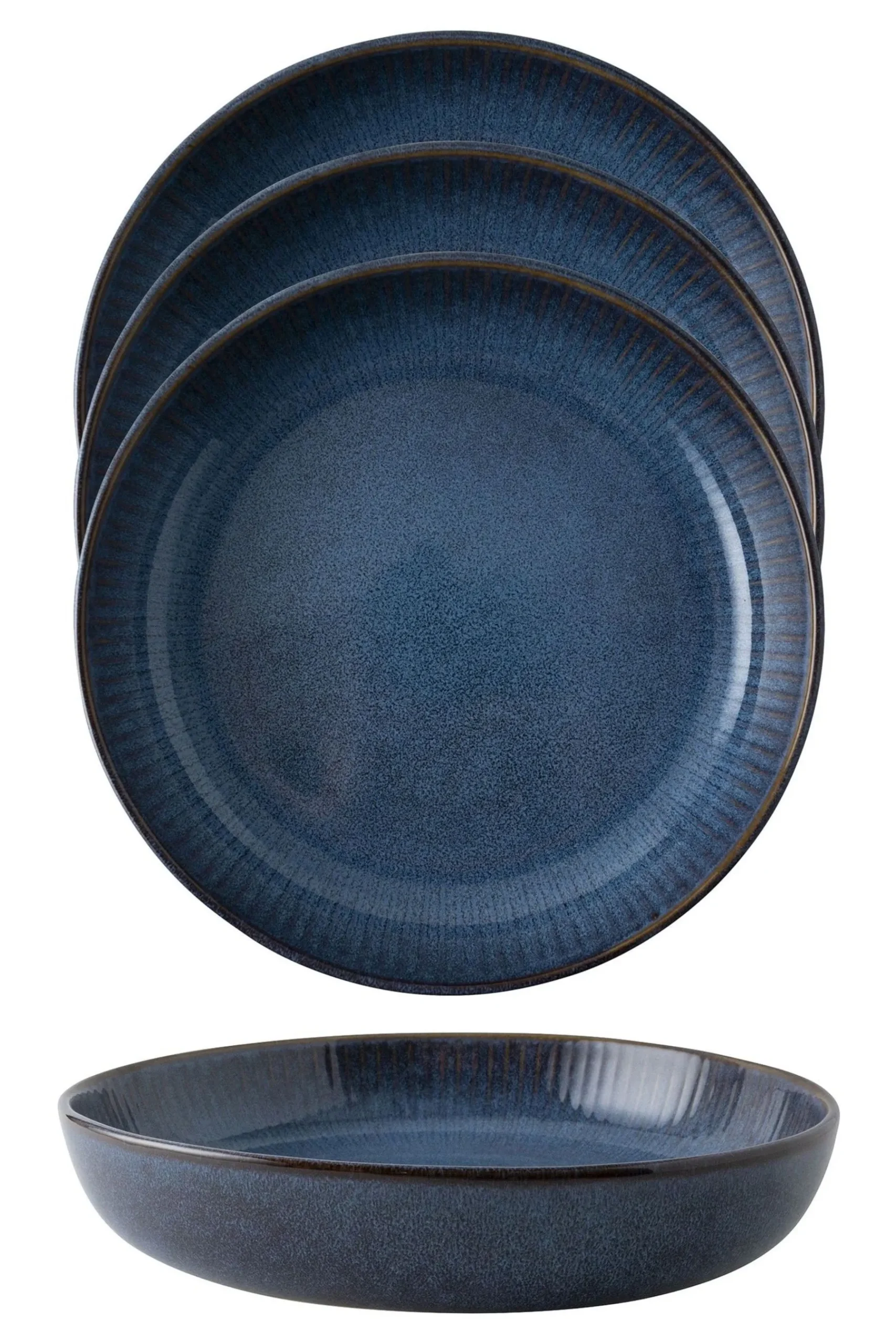 Sapphire Set of 4 Pasta Plates*Dutch Rose Sale