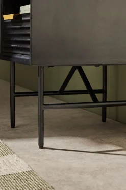 Haines Mango Wood Bedside Table*MADE.COM Cheap