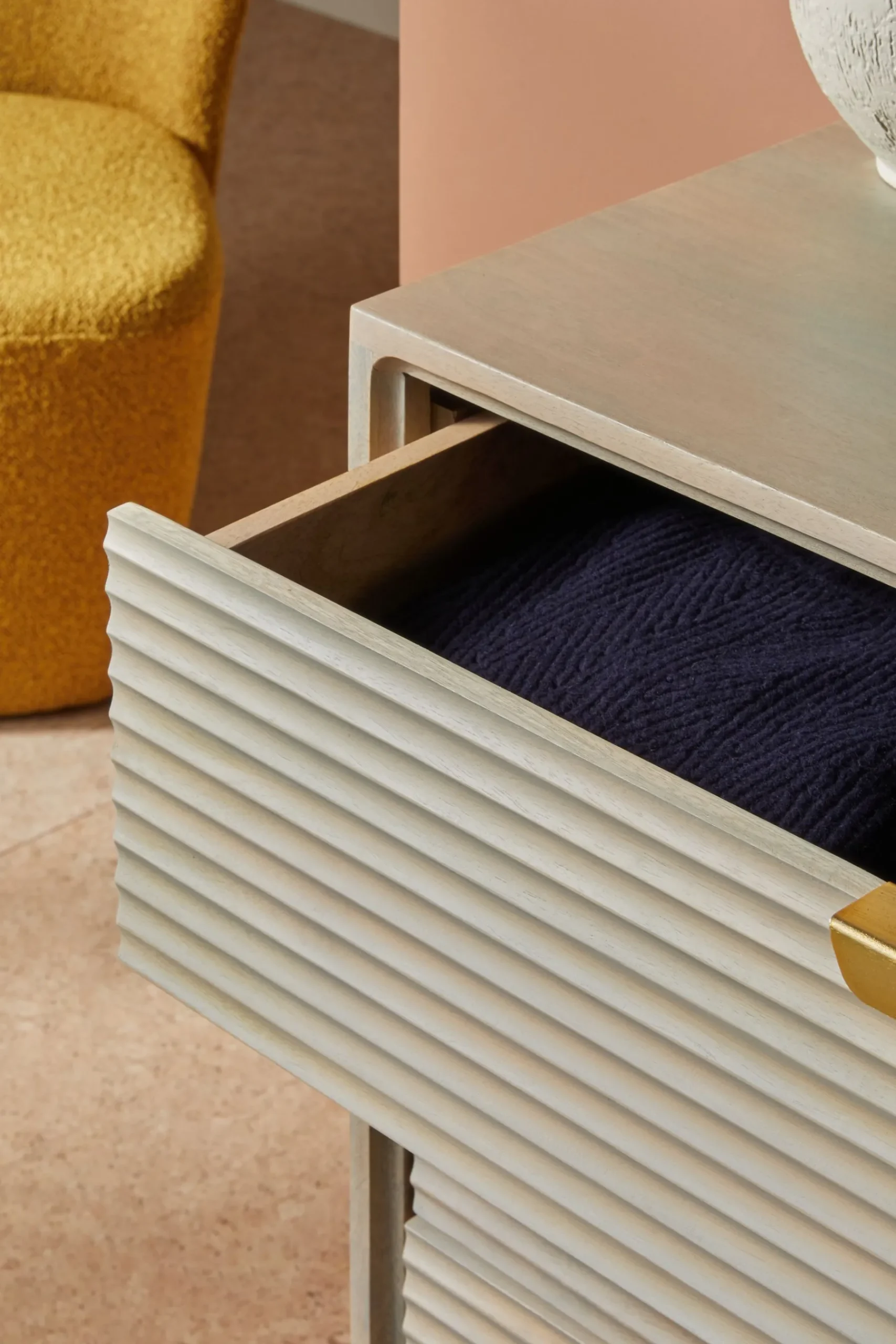 Haines Mango Wood Chest of Drawers*MADE.COM Clearance