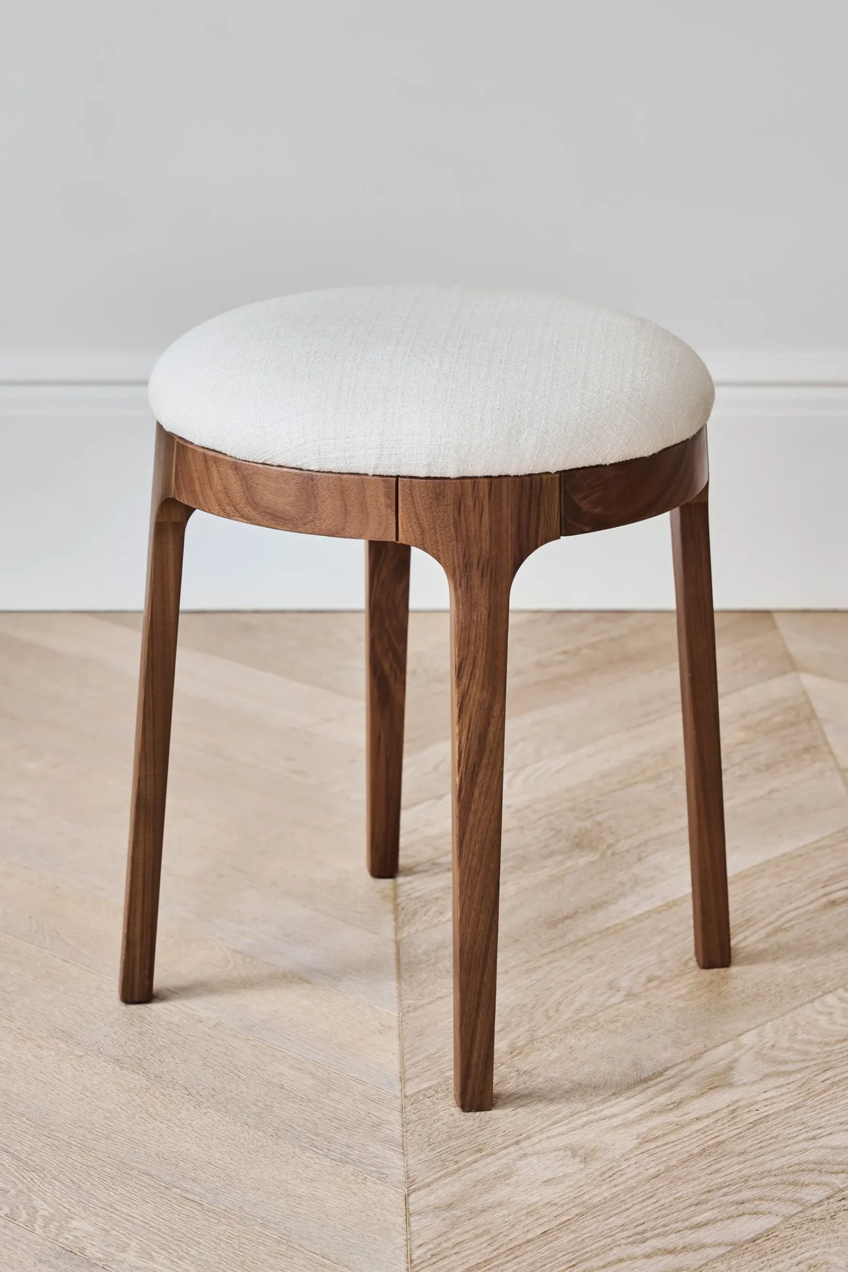 Belgrave Walnut Stool*Jasper Conran London Clearance