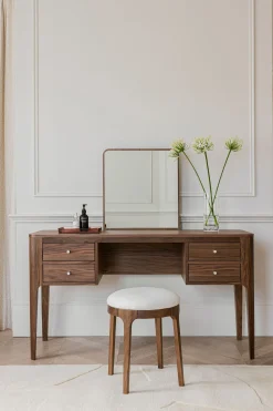 Belgrave Walnut Stool*Jasper Conran London Clearance