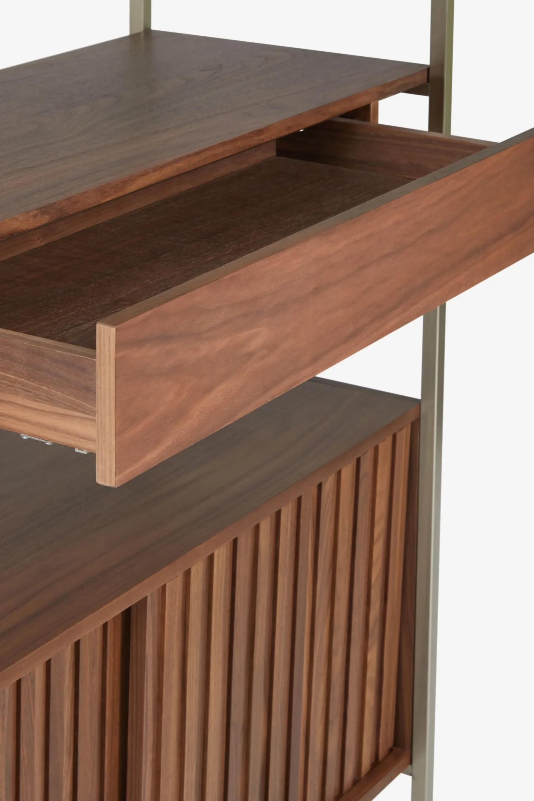 Belgrave Walnut Shelving Unit*Jasper Conran London New