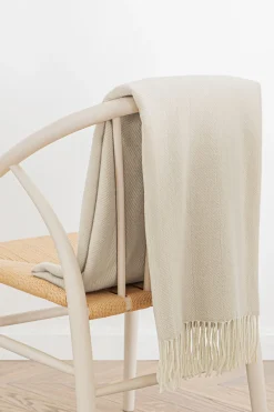 Lambswool Herringbone Throw*Jasper Conran London Online
