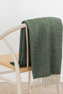Lambswool Herringbone Throw*Jasper Conran London Online