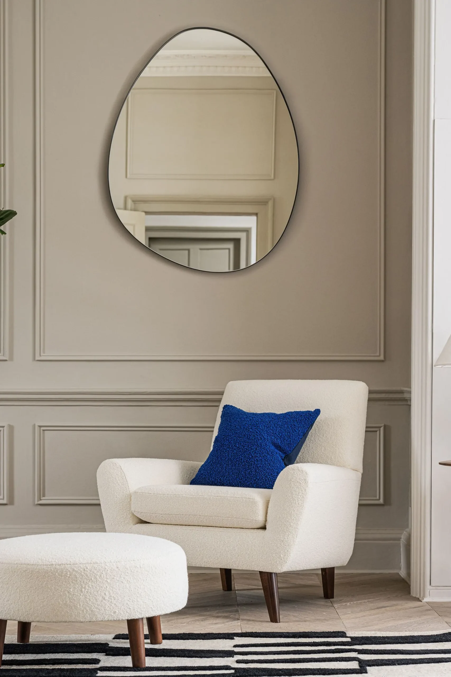Organic Metal Frame Mirror*Jasper Conran London Flash Sale