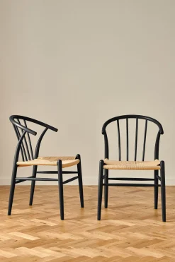 Set of 2 Bray Dining Chairs*Jasper Conran London Discount