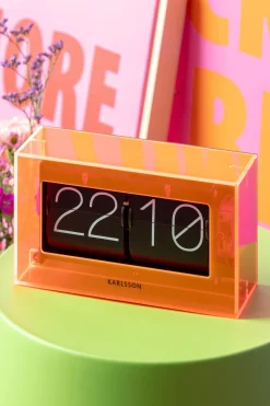 Boxed Flip Table Clock*Karlsson Discount
