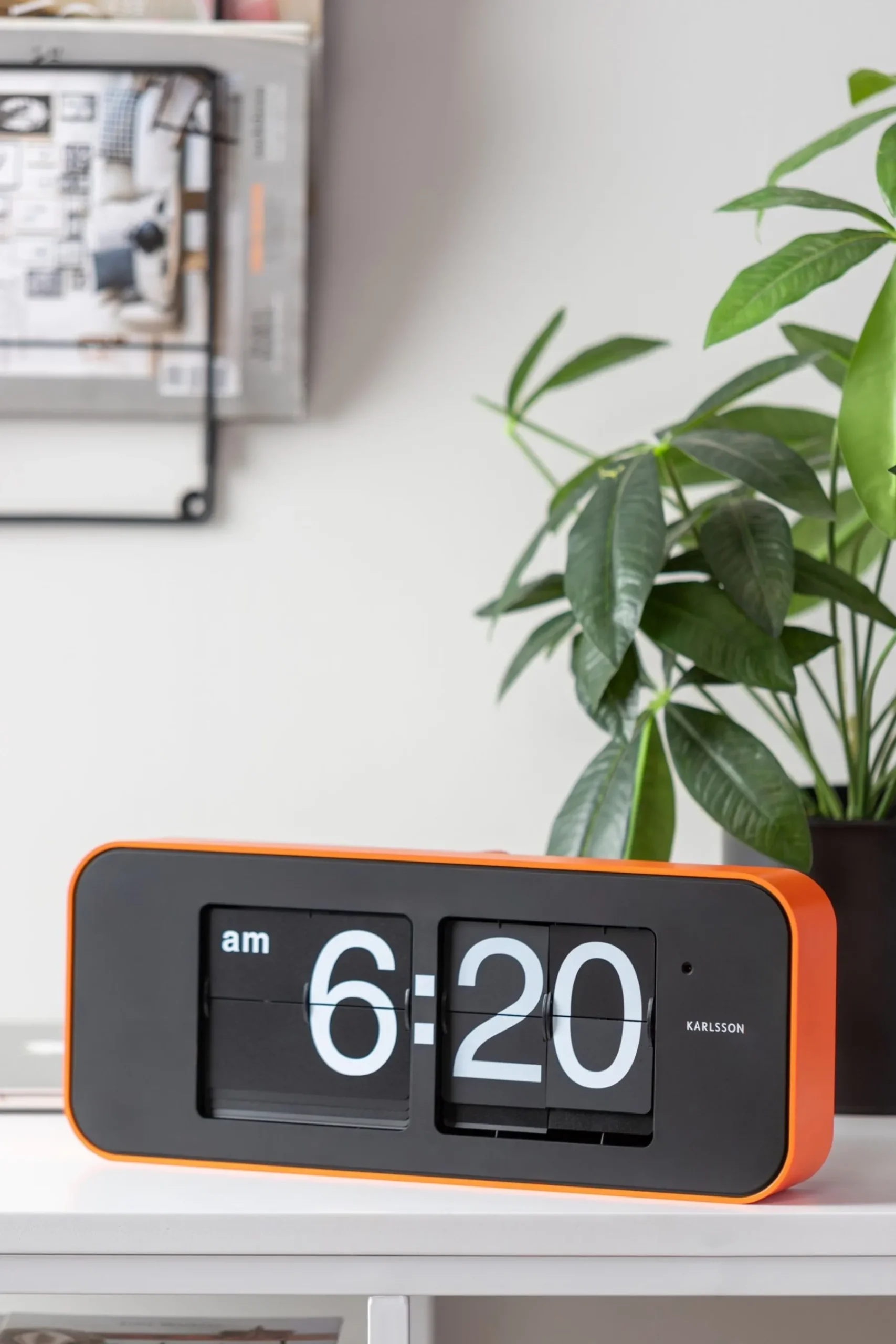 Wide Flip Wall Clock*Karlsson Discount