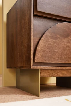 Keala Mango Wood Bedside Table*MADE.COM Discount