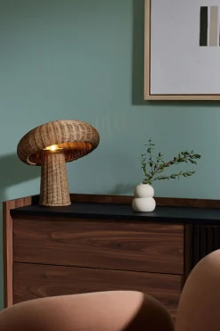 Leilani Rattan Table Lamp*MADE.COM Clearance