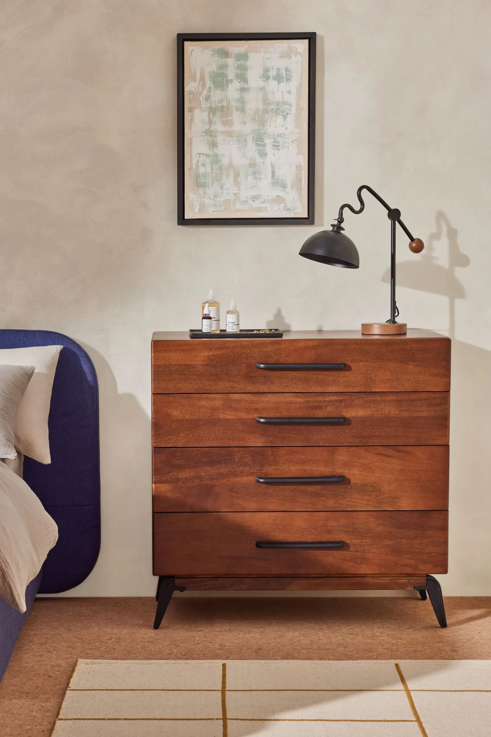 Lucien Mango Wood Chest of Drawers*MADE.COM Clearance