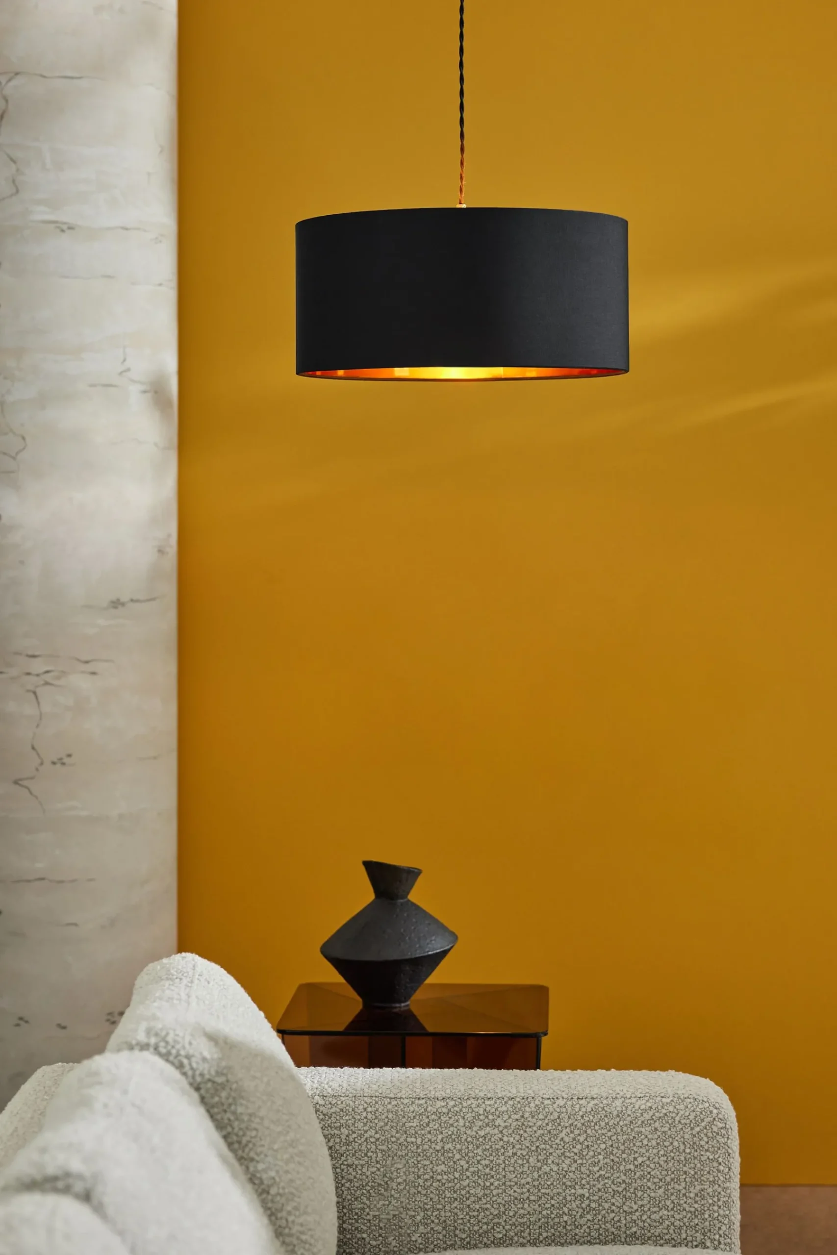 Oro Pendant Drum Lamp Shade*MADE.COM New