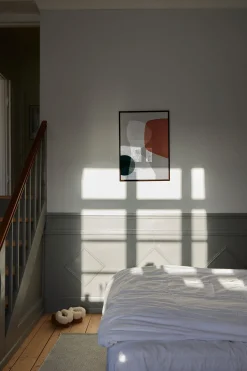 Balance 01 Framed Wall Art Print in Dark Oak Frame*Paper Collective Cheap