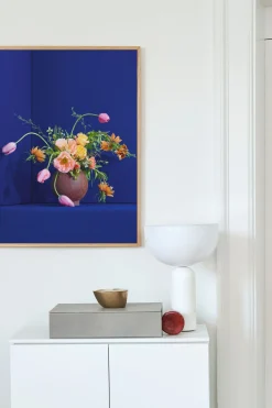 Blomst 01 Framed Wall Art Print in Natural Oak Frame*Paper Collective Best