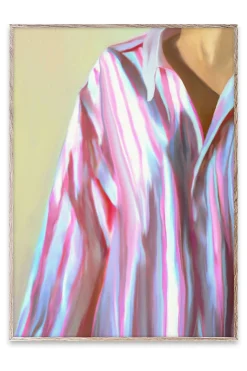 Dad Shirt Framed Wall Art Print in Natural Oak Frame*Paper Collective Store