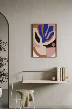 Monstera Framed Wall Art Print in Natural Oak Frame*Paper Collective Hot