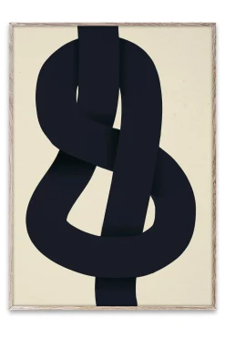 The Knot Framed Wall Art Print in Natural Oak Frame*Paper Collective Outlet