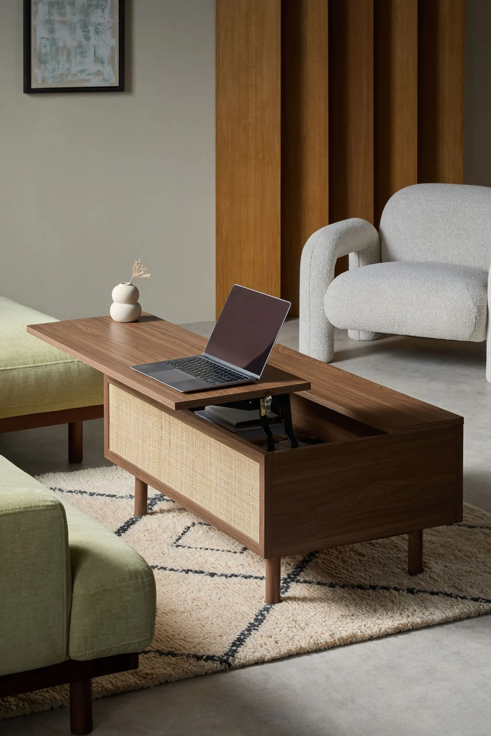 Pavia Coffee Table to Desk*MADE.COM New