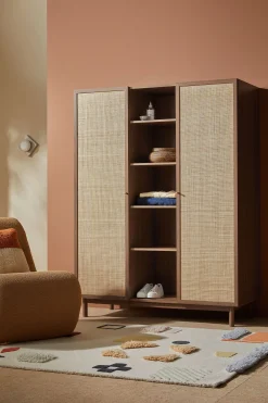 Pavia Natural Rattan Wardrobe*MADE.COM Best