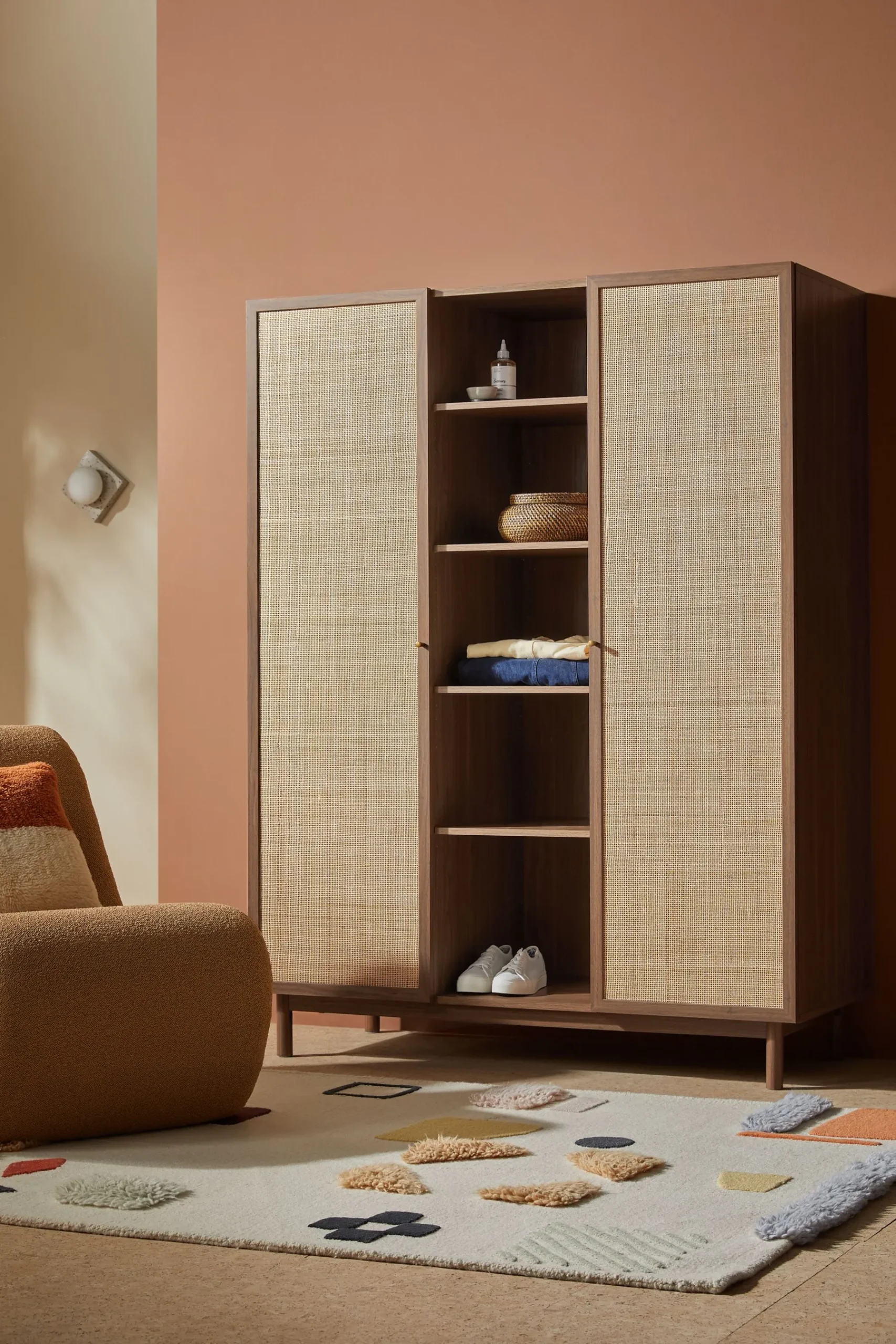 Pavia Natural Rattan Wardrobe*MADE.COM Shop