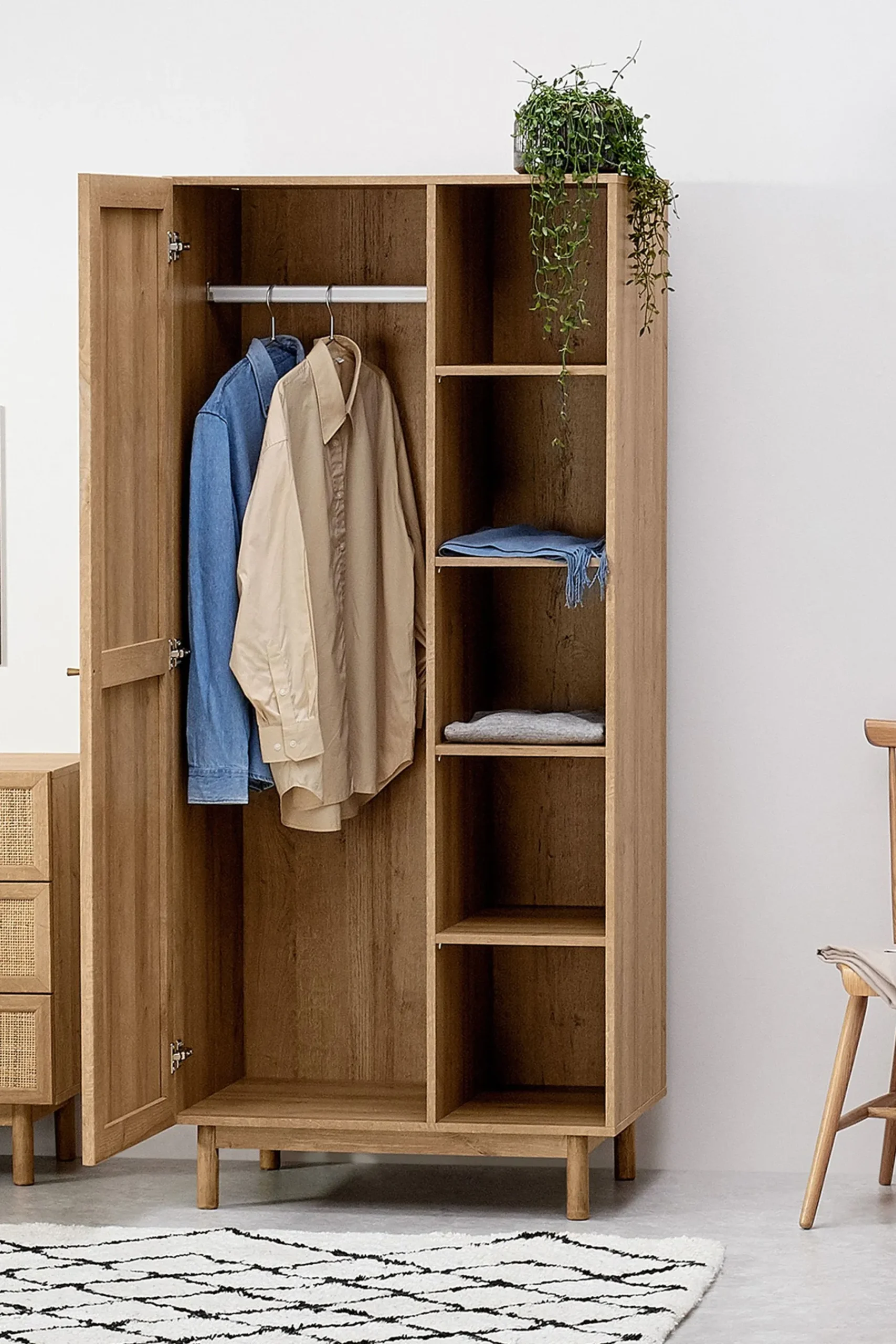 Pavia Natural Rattan Wardrobe*MADE.COM Best Sale