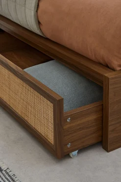 Pavia Rattan Platform Storage Bed*MADE.COM Clearance