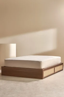 Pavia Rattan Platform Storage Bed*MADE.COM Clearance