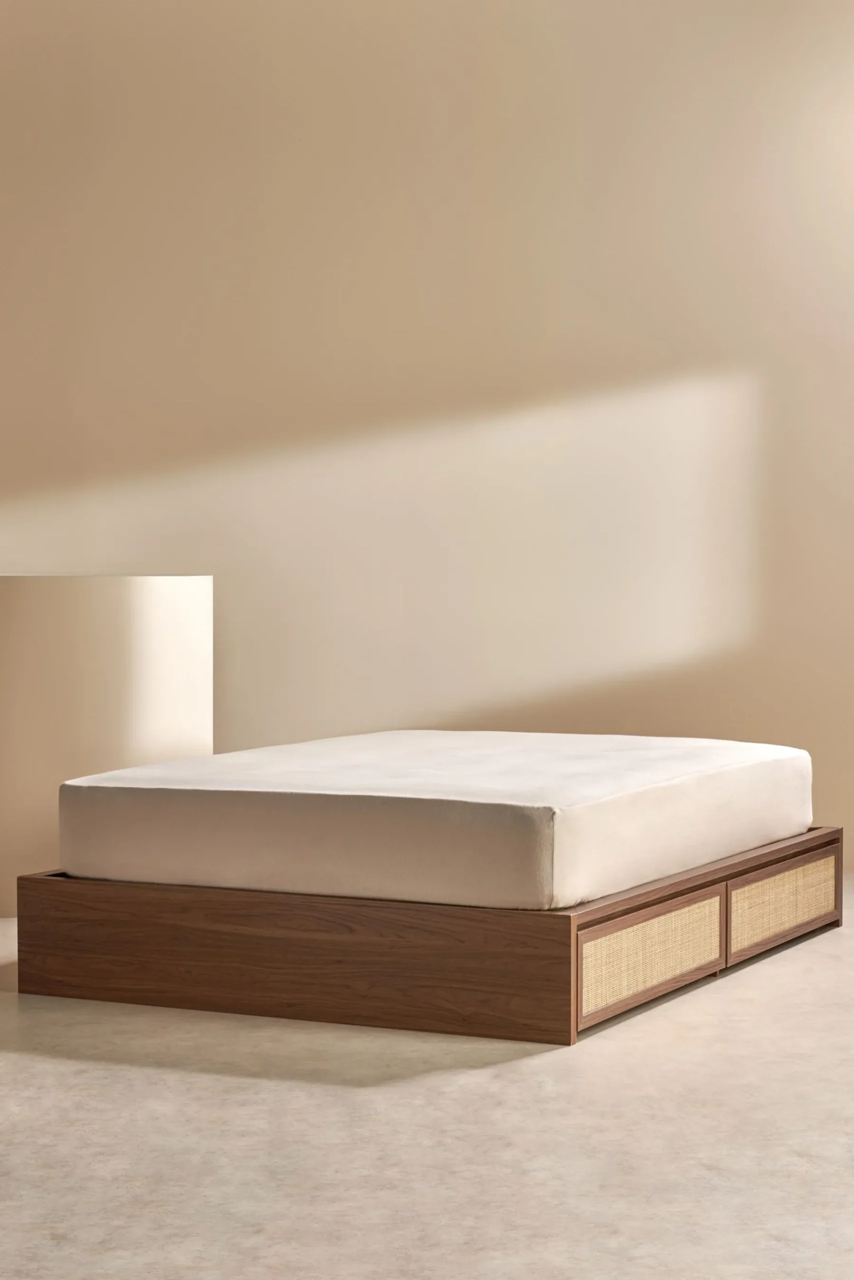 Pavia Rattan Platform Storage Bed*MADE.COM Clearance