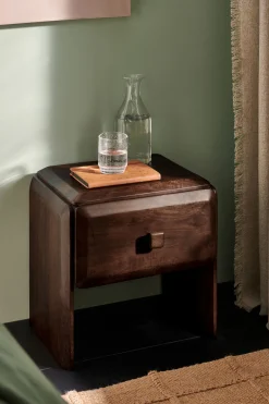 Payton Mango Wood Bedside Table*MADE.COM Clearance