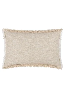 Doze Woven Fringed Feather Filled Cushion*Yard Best