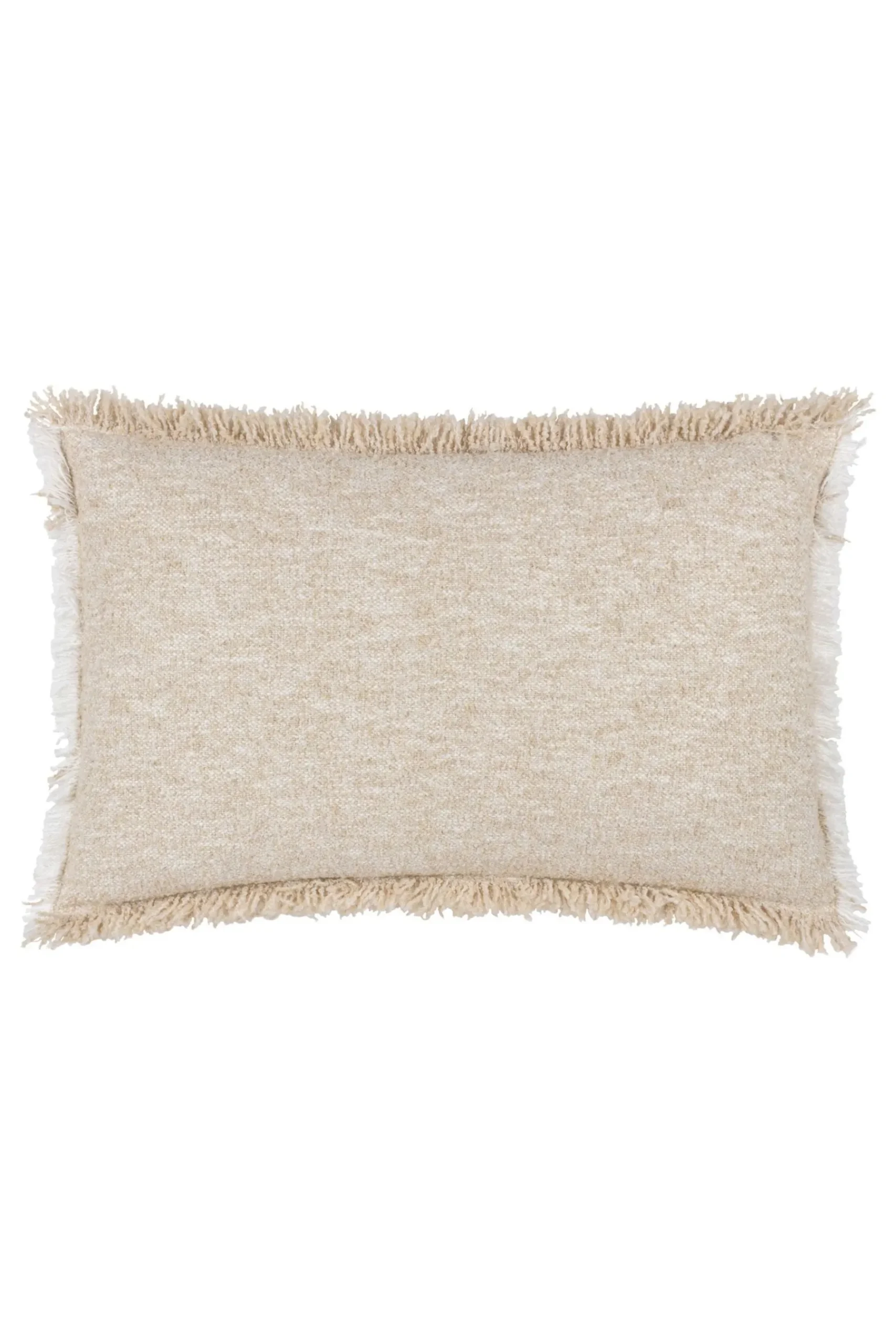 Doze Woven Fringed Feather Filled Cushion*Yard Best