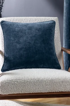 Heavy Chenille Velvet Reversible Piped Cushion*Yard Discount