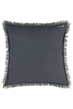 Jaye Velvet Fringed Polyester Filled 100% Cotton Cushion*Yard Outlet